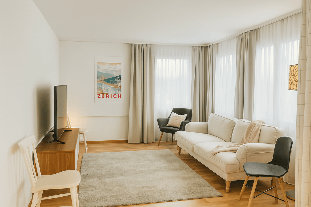 Living room after Snap & Glow lighting and angle fix