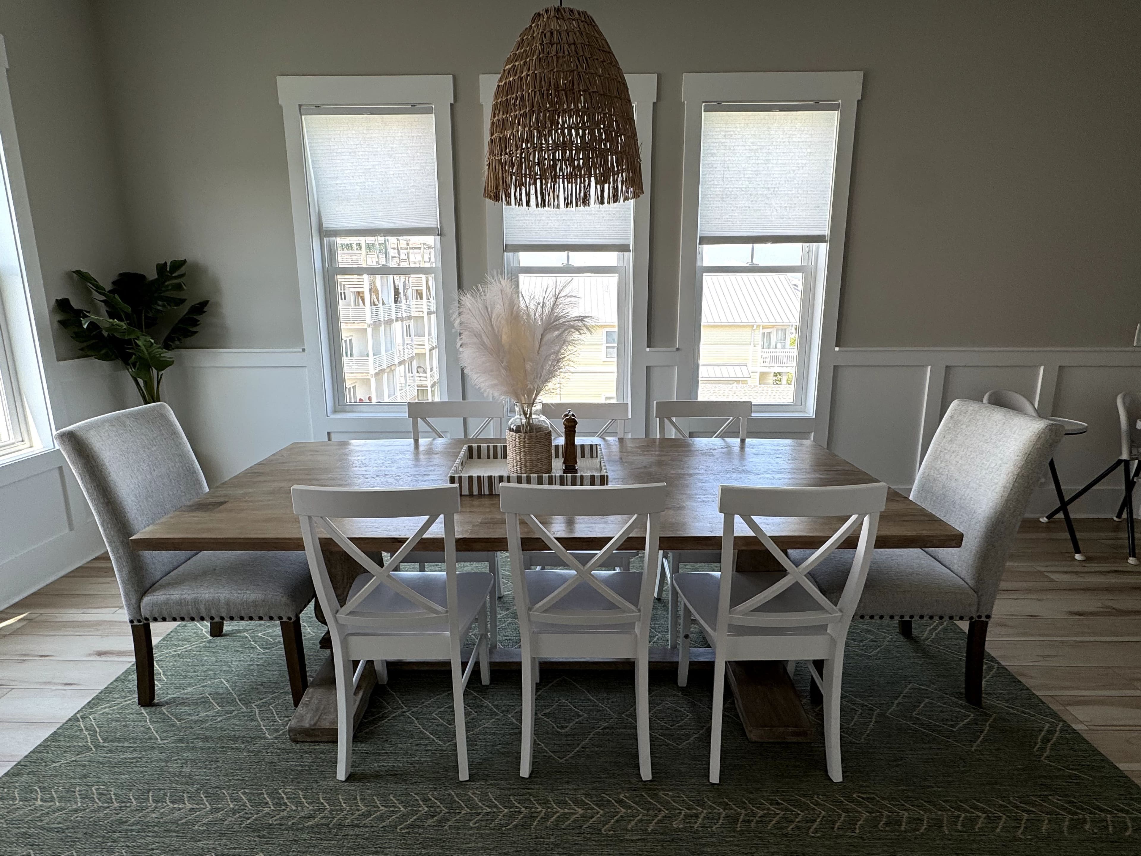 Dining room before enhancement